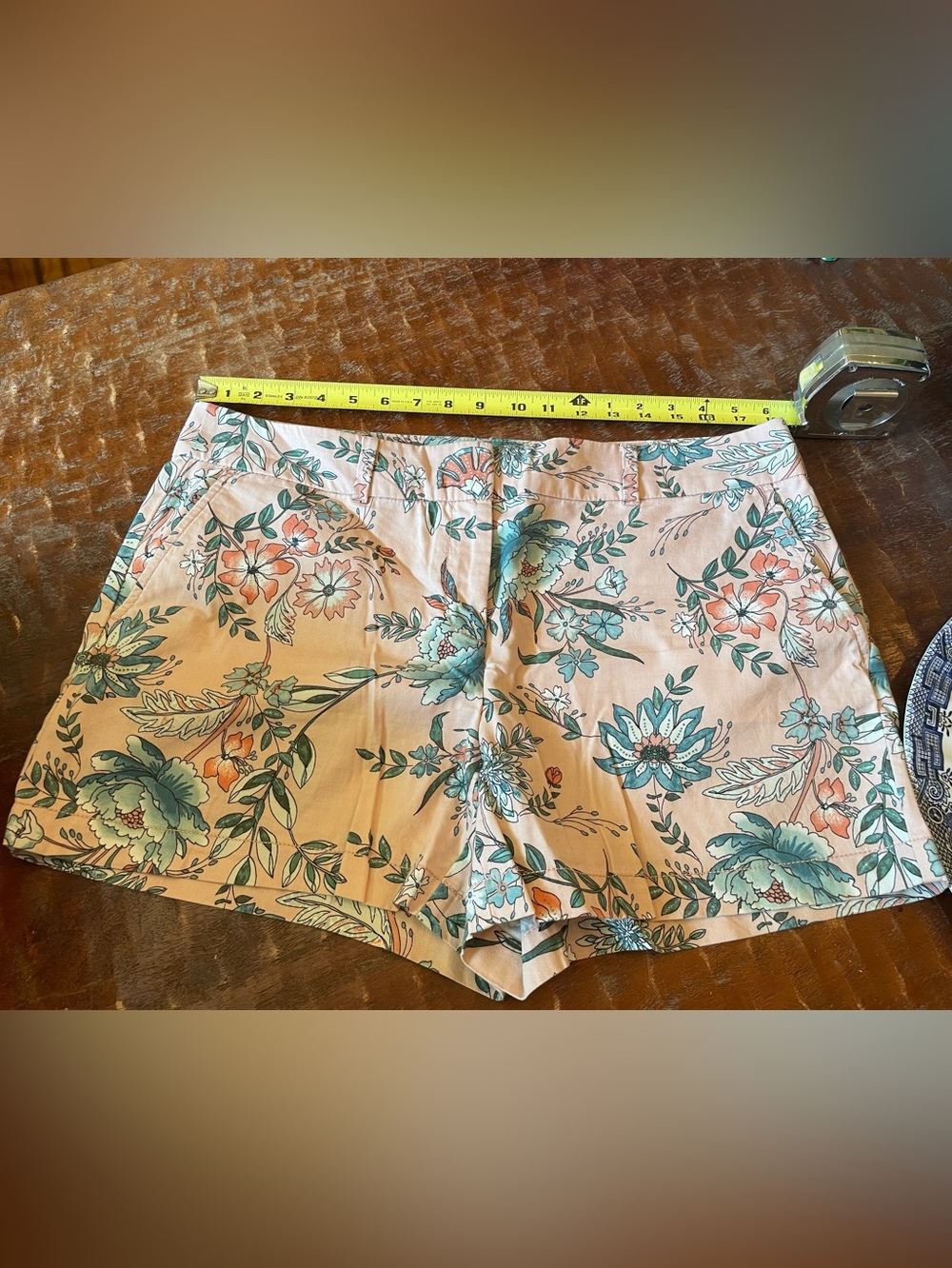 Loft Floral Print Pink Women's Shorts 12